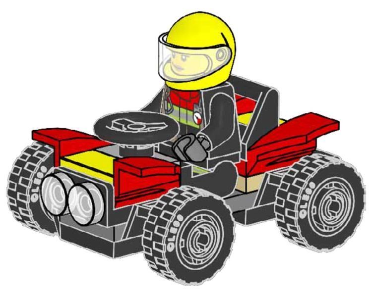 Конструктор с минифигуркой LEGO CITY Fire Buggy (952409), полибег 952409 фото