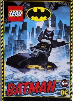 LEGO Super Heroes: Бэтмен с гидроциклом &mdash; минифигурка (212224), полибег 212224 фото