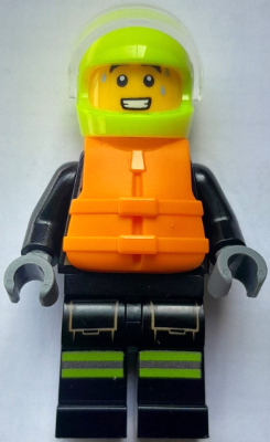 Конструктор с минифигуркой LEGO CITY Fireman with Water Scooter (952505), полибег 952505 фото