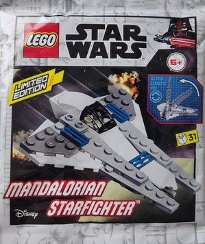 Конструктор LEGO Star Wars Mandalorian Starfighter, мініфігурка Лего Зоряні війни Мандалорський зоряний винищувач (912287), полібег 912287 фото