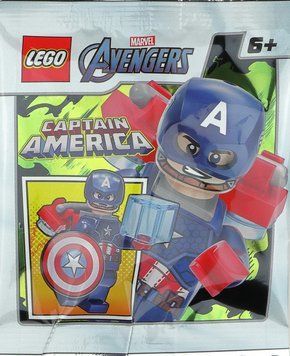 мініфігурка LEGO Marvel Avengers Captain America (242212), полібег 242212 фото