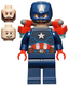 мініфігурка LEGO Marvel Avengers Captain America (242212), полібег 242212 фото 2