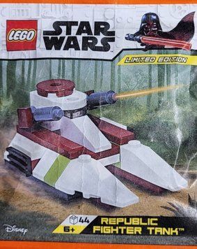 Конструктор LEGO Star Wars Republic Fighter Tank/минифигурка Лего Звёздные воины (912313), полибег 912313 фото