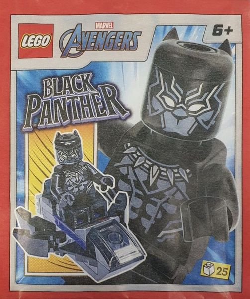 Конструктор з мініфігуркою LEGO MARVEL Avengers Black Panther with Jet (242316) полібег 242316 фото