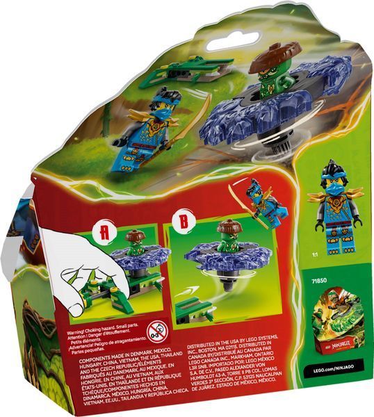Конструктор&nbsp;LEGO&nbsp;Ninjago&nbsp;Нения против спиннера&nbsp;монстра-мутанта (71849) 71849 фото