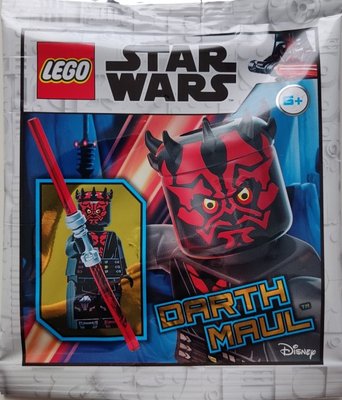 Конструктор LEGO Star Wars Darth Maul, 912285, минифигурка Лего Звёздные войны Дарт Мол, полибег 912285 фото
