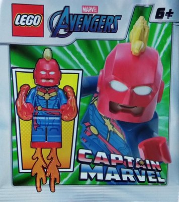 Колекційна мініфігурка конструктор LEGO Super Heroes Captain Marvel/капітан Марвел (242003) 242003 фото