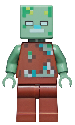 Конструктор с минифигуркой LEGO Minecraft Steve with Drowned Zombie (662205), полибег 662205 фото