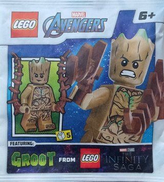 Конструктор минфигурка LEGO Marvel Avengers Groot/Грут (242319), полибег 242319 фото