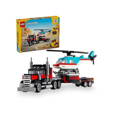 Конструктор LEGO Creator Бортова вантажівка з гелікоптером , 31146 31146 фото
