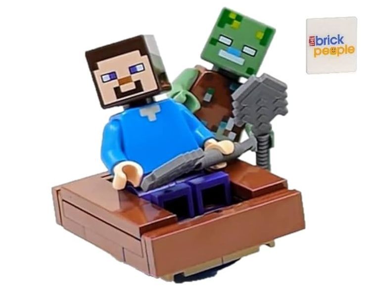 Конструктор с минифигуркой LEGO Minecraft Steve with Drowned Zombie (662205), полибег 662205 фото