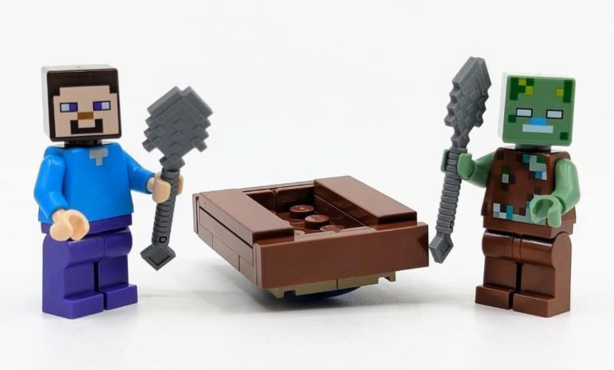 Конструктор с минифигуркой LEGO Minecraft Steve with Drowned Zombie (662205), полибег 662205 фото