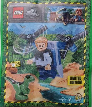 LEGO Jurassic World: Оуэн с реактивным ранцем и раптором (122328) 122328 фото