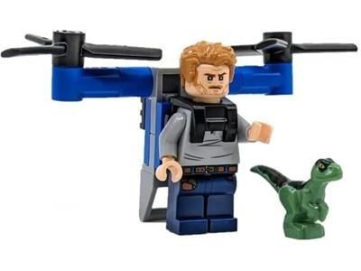 LEGO Jurassic World: Оуэн с реактивным ранцем и раптором (122328) 122328 фото