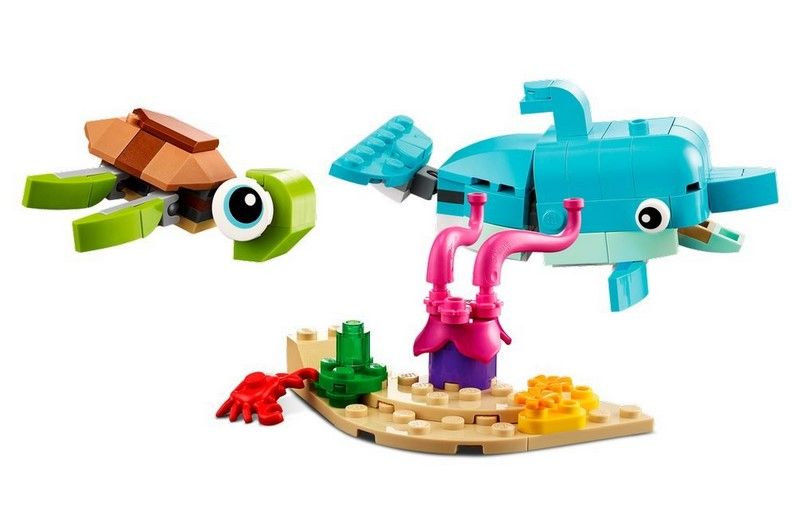 Конструктор LEGO Creator Дельфін і черепаха (31128) 31128 фото