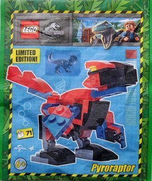 LEGO Jurassic World: Пирораптор &mdash; полибег (122329) 122329 фото