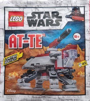 Конструктор LEGO Star Wars AT-TE, минифигурка Лего Звёздные войны (912308), полибег 912308 фото