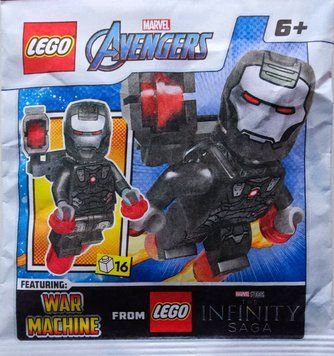 минифигурка LEGO Marvel Avengers War Machine (242401), полибег 242401 фото