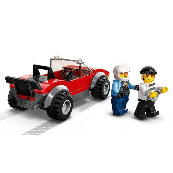 Конструктор LEGO City Преследование автомобиля на полицейском мотоцикле (60392) 60392 фото