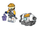 Конструктор з минифигуркой LEGO CITY Astronaut with Robot (952405) полібег 952405 фото 2