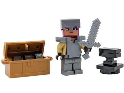 Конструктор з мініфігуркою LEGO Minecraft Knight with Chest and Anvil (662309), полібег 662309 фото