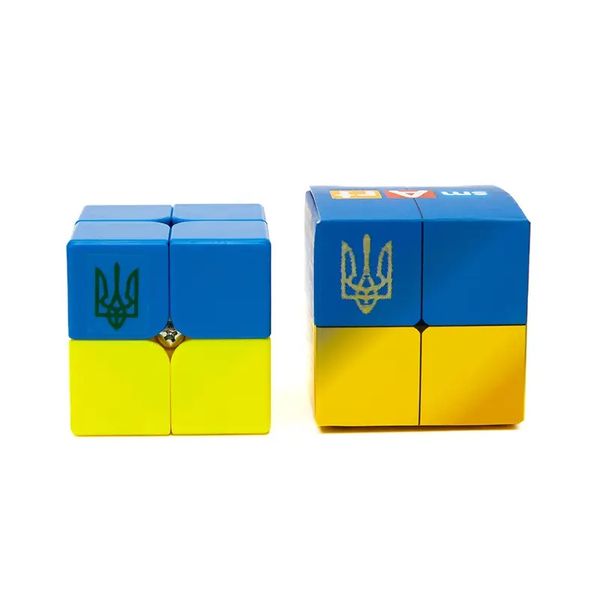 Smart Cube 2x2x2 Corner Ukraine | Кубик 2х2х2 Сміливий SCU223 фото