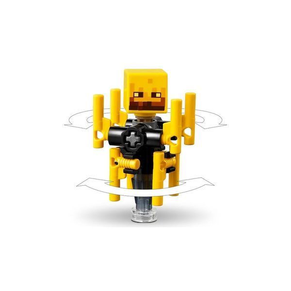 Конструктор LEGO Minecraft Битва со скамейкой в ​​Незере (21266) 21266 фото
