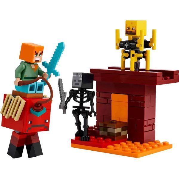 Конструктор LEGO Minecraft Битва со скамейкой в ​​Незере (21266) 21266 фото