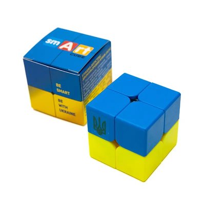 Головоломка Розумний кубик 2х2х2 "Прапор України" (Bicolor Smart Cube 2x2x2 "Ukraine") SCU222 фото