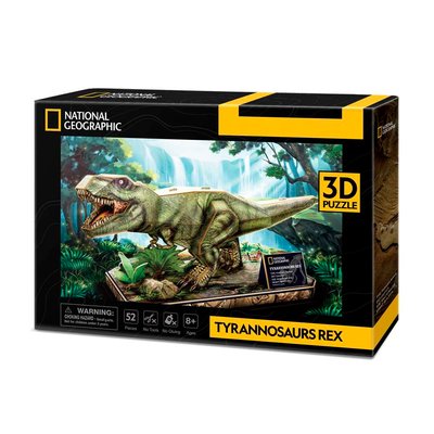 Cubic Fun Тривимірна головоломка-конструктор National Geographic Dino "Тиранозавр Рекс" (DS1051h) DS1051h фото