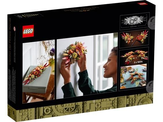 Конструктор LEGO Icons Ікебана з сухоцвітів 812 деталей (10314) 10314 фото