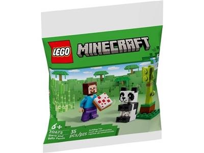 Конструктор LEGO Minecraft Steve and Baby Panda (30672) 30672 фото