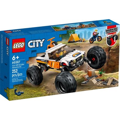 Конструктор LEGO City Пригоди на позашляховику 4x4 (60387) 60387 фото