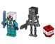 Конструктор с минифигуркой LEGO Minecraft Wither Skeleton and Ender Explorer with TNT (662506), полибег 662506 фото 3