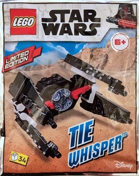 Конструктор LEGO Star Wars TIE Whisper/минифигурка Лего Звёздные воины (912288), полибег 912288 фото