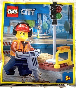 Конструктор LEGO CITY &laquo;Будівельник і світлофор&raquo; (952111) &mdash; Полібег 952111 фото
