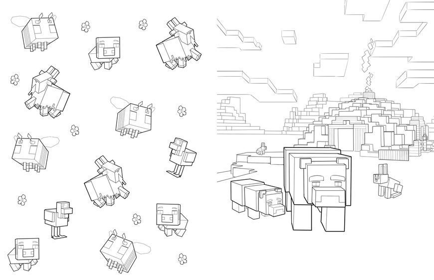 Раскраска MINECRAFT Официальная раскраска приключений 9786175230541 фото