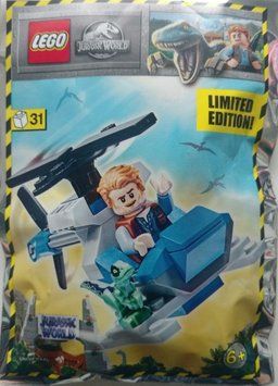 LEGO Jurassic World: Оуэн с вертолётом &mdash; полибег (122113) 122113 фото