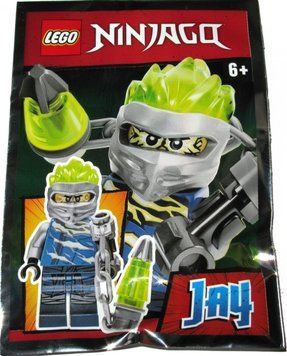 Коллекционная минифигурка LEGO Ninjago Jay (891958), полибег 891958 фото