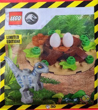 LEGO Jurassic World: Раптор у гнезда &mdash; полибег (122402) 122402 фото