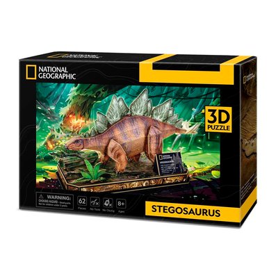 Cubic Fun Тривимірна головоломка-конструктор National Geographic Dino "Стегозавр" (DS1054h) DS1054h фото