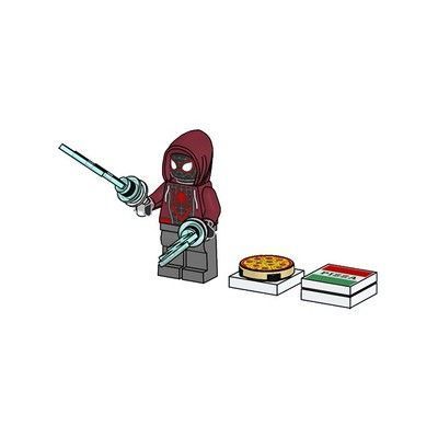 Конструктор с минифигуркой LEGO Marvel Spider-Man Miles Morales with Pizza (682503), полибег 682503 фото