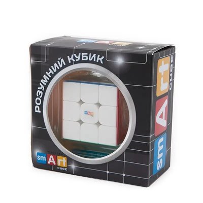 Головоломка Розумний Кубик Фірмовий Магнітний 3х3х3 кольоровий пластик SC307 фото