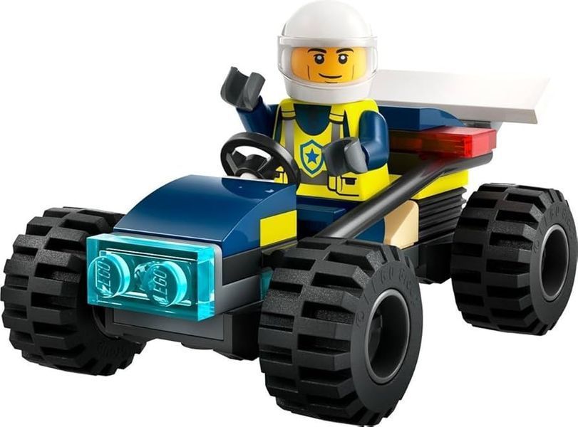 Конструктор LEGO City Полицейский багги для бездорожья (30664), полибэг 30664 фото