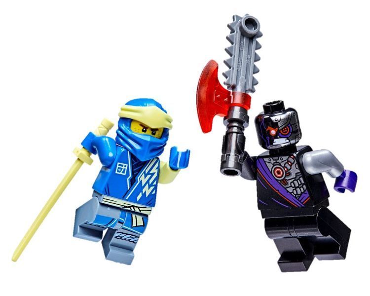 LEGO Ninjago: Джей против Ниндроида &mdash; Набор минифигурок (112219), блистер 112219 фото