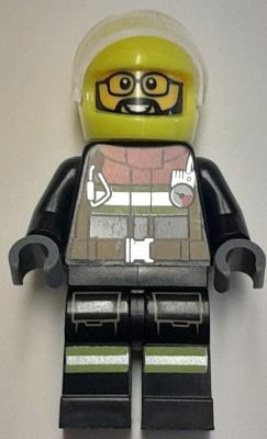 Конструктор с минифигуркой LEGO CITY Firefighter with Bulldozer (952506), полибег 952506 фото