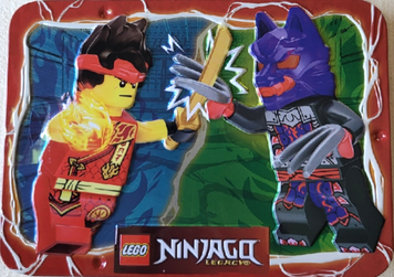 LEGO NINJAGO Kai vs. Wolf Mask Warrior / Кай проти Воїна у вовчій масці металева коробка 112502 фото