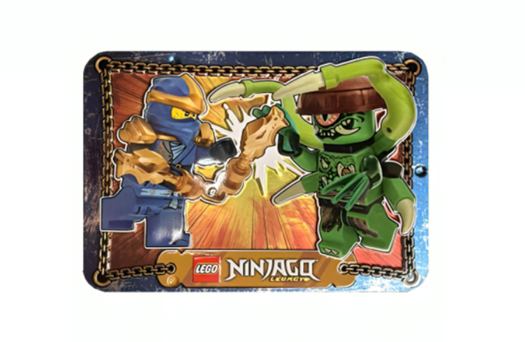 LEGO NINJAGO Jay vs. Mutation Monster / Джей проти Мутованого монстра металева коробка L0002214 фото