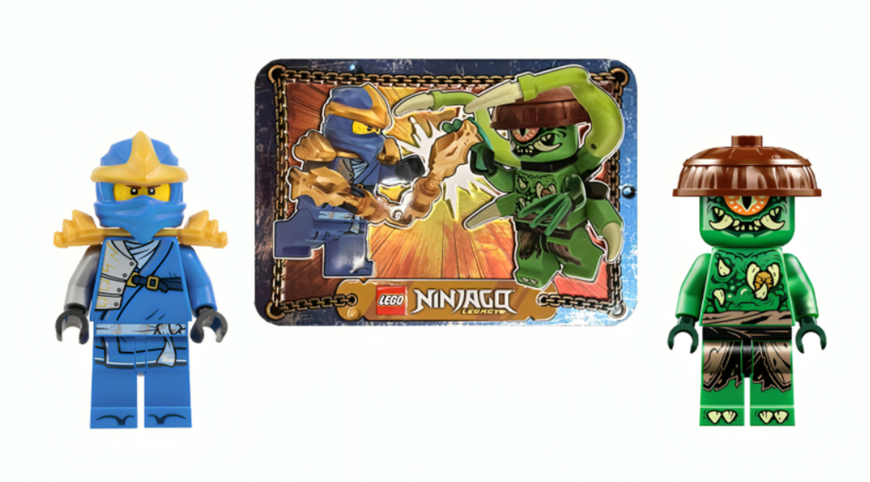 LEGO NINJAGO Jay vs. Mutation Monster / Джей проти Мутованого монстра металева коробка L0002214 фото