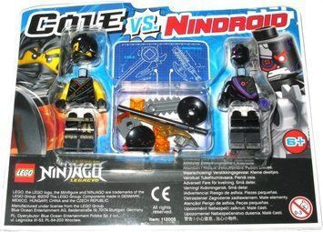 LEGO Ninjago: Коул против Ниндроида &mdash; Набор минифигурок (112005), блистер 112005 фото